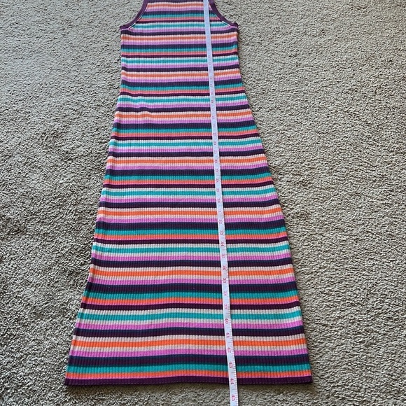 Trina Turk Blue Point Striped Bodycon Midi Dress - Picture 9 of 9